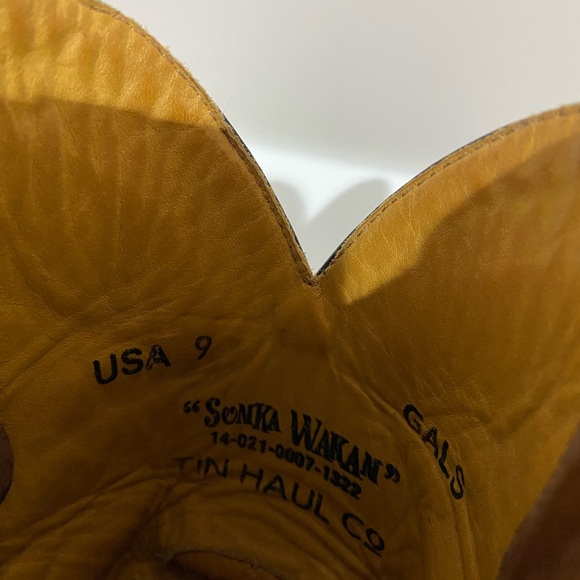 Brown Leather Western Boots for Men - Picture 5 of 5